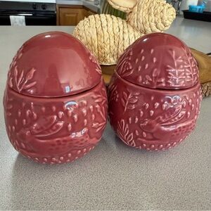 Threshold Target 2x Ceramic egg shape Easter Scented Candle bundle of 2